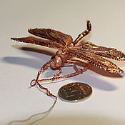Украшения handmade. Livemaster - original item dragonfly pendant. Handmade.