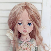 Ангел. Текстильная коллекционная кукла