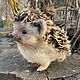 Весенний ежик. Войлочная игрушка. Оксана Глушко. Ярмарка Мастеров.  Фото №5