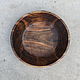 Деревянная тарелка-блюдо из грецкого ореха большого диаметра. (32х7). Тарелки. m-i-f. Ярмарка Мастеров.  Фото №4