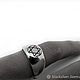 Заказать Кольцо из серебра Звезда Давида KSR39-03. Blacksilver. Ярмарка Мастеров. . Кольца Фото №3