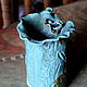Керамическая ваза Каменный цветок. Вазы. Мария (gfox). Ярмарка Мастеров.  Фото №5