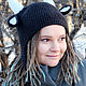 ШАПКА БЫК. Шапки. Woolcraft. Интернет-магазин Ярмарка Мастеров.  Фото №2