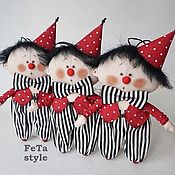 Куклы и игрушки handmade. Livemaster - original item Dolls Praynik and Vatrushka Circus Petite dolls. Handmade.