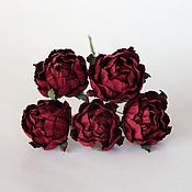 Материалы для творчества handmade. Livemaster - original item Paper flowers for scrapbooking ranunculus berry, 1 pc.. Handmade.