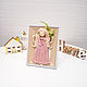 Copy of Macrame doll in grey photo frame. Interior doll. Textile Shop Natalya. My Livemaster. Фото №4
