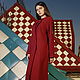 Coat of of loden clothes oversized Burgundy wool light spring. Coats. Voielle. Online shopping on My Livemaster.  Фото №2