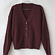 cardigans: Short cardigan with a wide elastic band. Cardigans. stylish things. My Livemaster. Фото №5