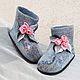 Women's valenochki slippers on the sole. Slippers. zavAlenka. Online shopping on My Livemaster.  Фото №2