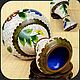 Винтаж: Старинная ВАЗА  КЛУАЗОНЕ  Cloisonne  Ручная работа Китай. Вазы винтажные. Чердак дяди Рико. Ярмарка Мастеров.  Фото №4