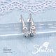 Шаз266 Швензы с фианитами, английский замок "Изящные". Швензы. Shatonshop. Интернет-магазин Ярмарка Мастеров.  Фото №2