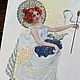 Винтаж: Антикварное меню 1900х годов, Art Nouveau, Картины винтажные, Москва,  Фото №1
