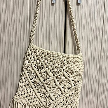 Сумки ручной работы. Ярмарка Мастеров - ручная работа Сумка летняя макраме. Handmade.