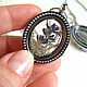 Order Transparent Locket Pendant Living Memory Pocket Lavender Flower Provence. WonderLand. Livemaster. . Pendants Фото №3