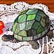 Винтаж: Винтажная черепашка в стиле "Tiffany".Основа для ночника, Предметы интерьера винтажные, Трир,  Фото №1