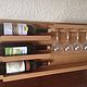 Shelf for wine. Shelves. WOODKITA. My Livemaster. Фото №4