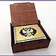 'Wolf' cigarette case / for 20 cigarettes z11056. Cigarette cases. Zlatiks2. My Livemaster. Фото №5