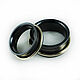 Black rings with gold rings. Rings. asgdesign. Online shopping on My Livemaster.  Фото №2