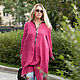 Платье-туника в клетку цвета фуксии MUHA-363b. Платья. MUHA (vintagechic). Ярмарка Мастеров.  Фото №6