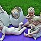 Винтаж: Старинная статуэтка Bebe dans l'oeuf бисквит Heubach Германия. Кухонная утварь винтажная. Антиквариат и винтаж из Франции. Ярмарка Мастеров.  Фото №6