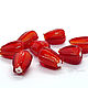 Lampwork beads red buds. Beads1. Ata-glass. Online shopping on My Livemaster.  Фото №2