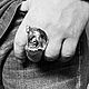  Перстень Ангел смерти Жнец. Перстень. Rhyton Jewelry. Ярмарка Мастеров.  Фото №6