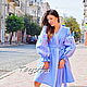 Dressing Gown Color Embroidery Linen Vyshyvanka Ukrainian Dress, Dresses, Sevastopol,  Фото №1
