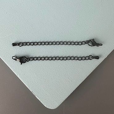 Аксессуары ручной работы. Ярмарка Мастеров - ручная работа Лобстер + цепочка на удлин. нерж сталь.. Handmade.