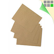 Крафт конверт (пакет) С4 229х324 мм, плоский (C4 бумажный, коричневый)