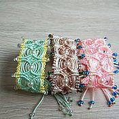 Украшения handmade. Livemaster - original item Macrame braided bracelet 