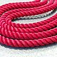 Order Red silk Lace2,5 mm thickness. belrufina. Livemaster. . Necklace Фото №3