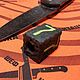 Заказать Брутальный оберег Темляк для ножа из кожи и дерева семерка «7». Шеф Нож. Ярмарка Мастеров. . Оберег Фото №3