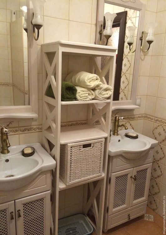 Мебель для ванной ручной работы