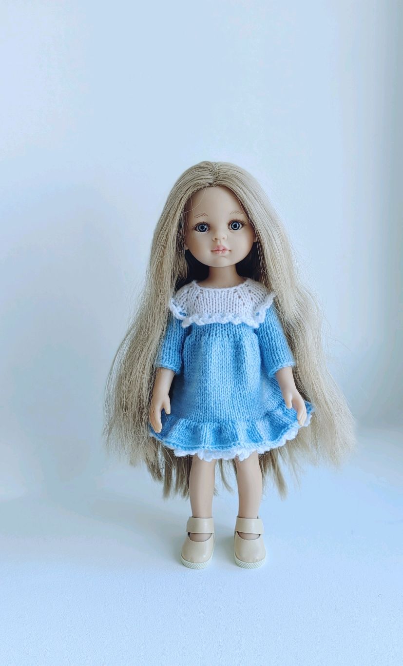 Платье для Паола Рейна и вязаных кукол ростом до 32 см в интернет ...