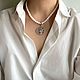 Чокер из жемчуга и серебра. Бусы из жемчуга и серебра. Чокер. 4NADYA Jewelry. Ярмарка Мастеров.  Фото №6