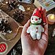 Заказать Тедди примитив Снеговик. WildForestMMV. Ярмарка Мастеров. . Тедди Зверята Фото №3