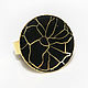 Gossamer ring black and gold, Rings, Subotica,  Фото №1