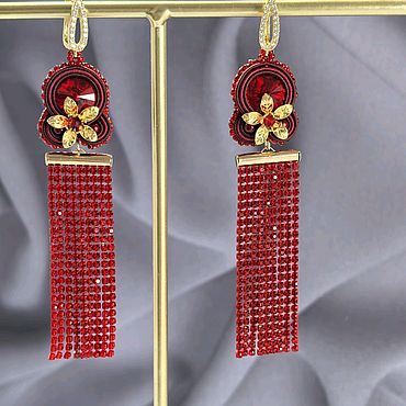 Украшения ручной работы. Ярмарка Мастеров - ручная работа Серьги красивые. Handmade.