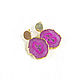 Earrings with rose quartz, bright large earrings 'Fuchsia' 2023. Earrings. Irina Moro. My Livemaster. Фото №4