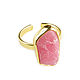 Ring with rhodochrosite, pink ring, ring as a gift 2022. Rings. Irina Moro. My Livemaster. Фото №4