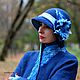Шляпа "Париж". Шляпы. Дизайнерский эксклюзив от Ирины Федотовой.. Ярмарка Мастеров.  Фото №6