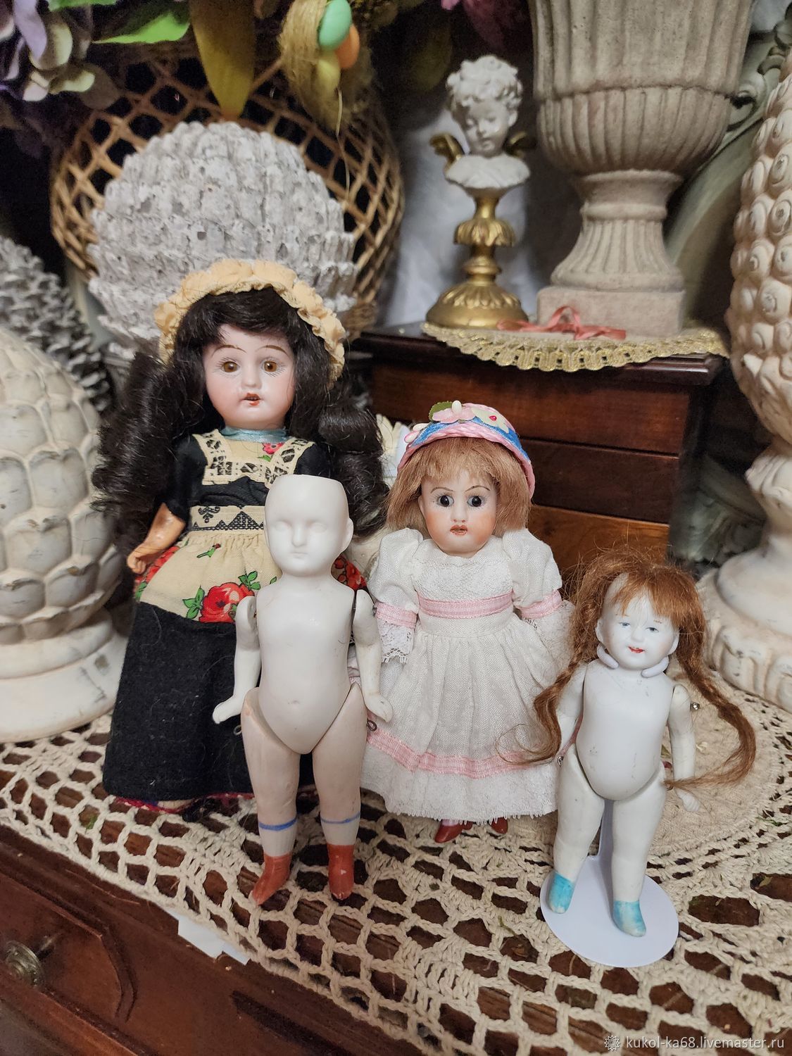 Винтаж: Куклы винтажные: Антикварные фарфоровые куколки №2 купить в ...