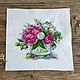 Cross Stitch Bouquet of Peonies, Pictures, Chelyabinsk,  Фото №1