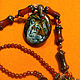 Tiger – shaped pendant with lacquer miniature painting on carnelian. Pendants. lacquer miniature. My Livemaster. Фото №6