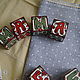 Wooden painted cubes 'Russian alphabet', Cubes and books, Seversk,  Фото №1