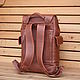 Order Men's leather backpack ' Admiral'. CRAZY RHYTHM bags (TP handmade). Livemaster. . Men\\\'s backpack Фото №3