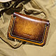 Картхолдер из кожи Legacy Vintage Sunburn. Картхолдер. WINGS leather - Аксессуары из кожи. Интернет-магазин Ярмарка Мастеров.  Фото №2