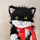 Заказать  Милый котёнок. Morya Toys. магазин Марины Еретновой. Ярмарка Мастеров. . Тедди Зверята Фото №3