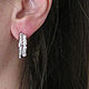 Pearl Ring Earrings 'Riddle' pearl wedding earrings. Earrings. Irina Moro. My Livemaster. Фото №6