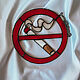 Витражный знак не курить, Витражи, Выборг,  Фото №1